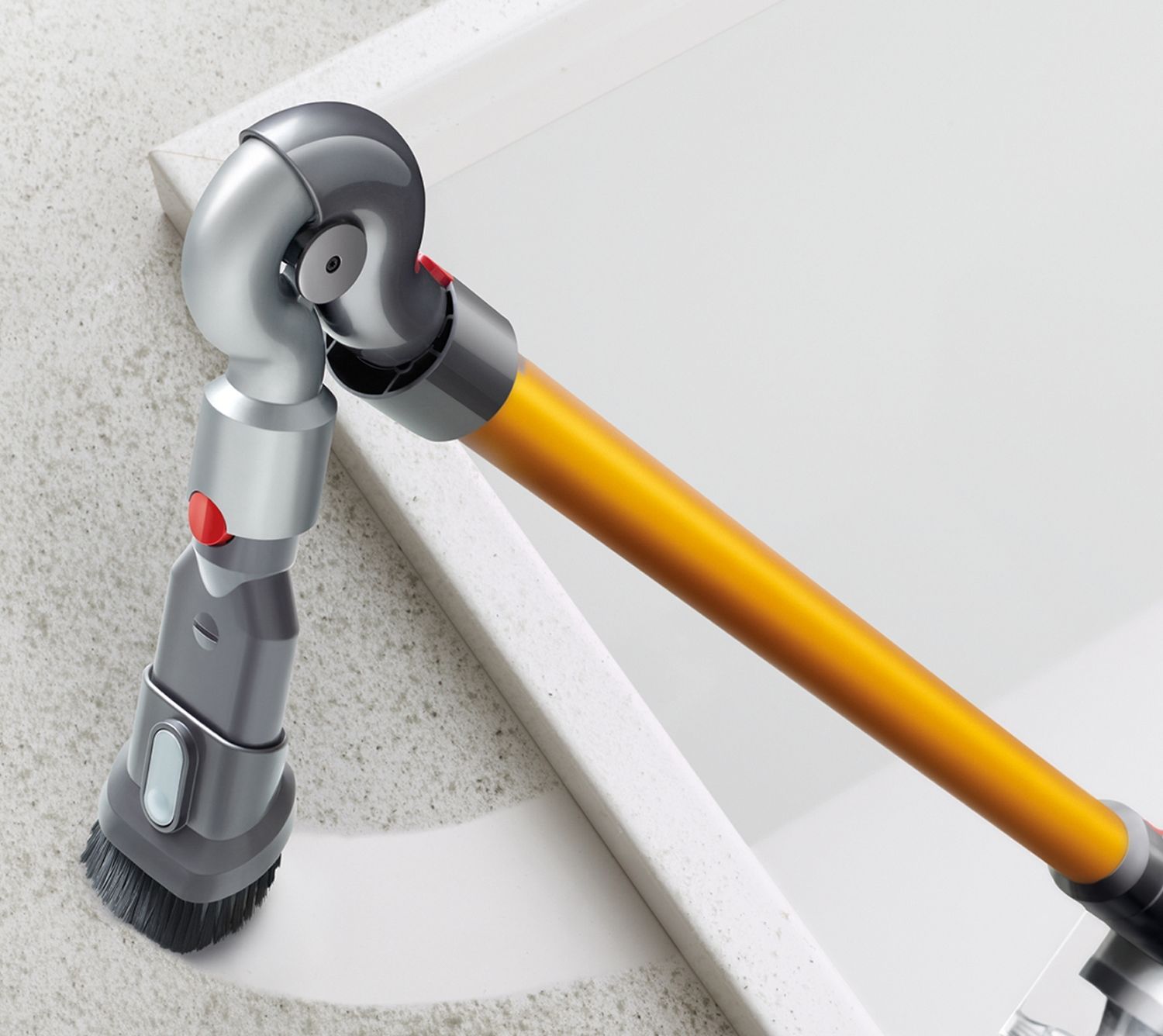 Utilisation de l’adaptateur à plusieurs angles d’inclinaison à retrait rapide en haut d’une armoire de cuisine